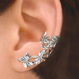 Leaves Clip on Earrings Ear Cuff For Women Girl Lady Without Piercing