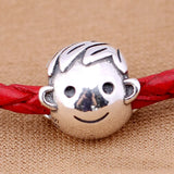 925 Sterling Silver Little Boy Charm Beads for European Style Bracelets