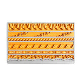 DIY Cake Perimeter Soft Candy Mould With Turning Sugar Silicone Pattern Bar