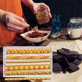 DIY Cake Perimeter Soft Candy Mould With Turning Sugar Silicone Pattern Bar