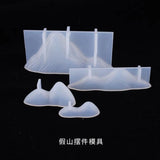 Transparent Silicone Mold DIY Terraces Island Mountain Mold