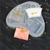 Transparent Silicone Mold Bag Mirror Set DIY Water Drop Silicone Mold