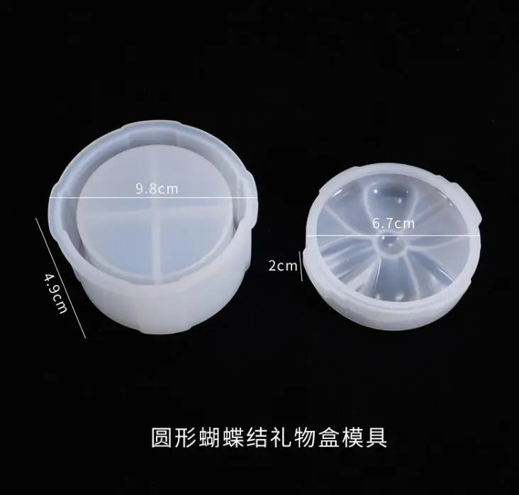 Transparent Silicone Mold Bow Storage Box DIY Water Drop Table Decoration Mold