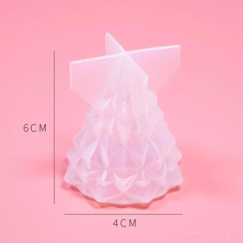 Transparent Silicone Mold Night Light Christmas Tree DIY Water Drop Set
