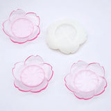 Transparent Silicone Mold Petal Flower Dish Plate DIY Sakura Storage Plate Mold