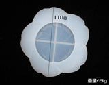 Transparent Silicone Mold Petal Flower Dish Plate DIY Sakura Storage Plate Mold