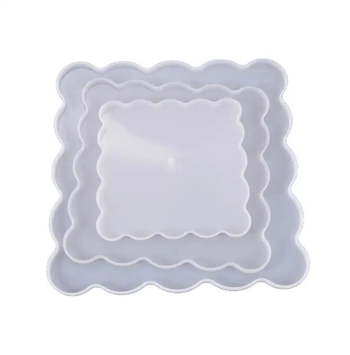 Transparent Silicone Mold Three-Layer Tray DIY Decoration Mold