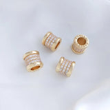 Zircon Good Luck Necklace Pendant Women Plated Brass Accessories