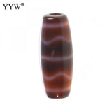1PCs/Lot Tibetan Agates Dzi Beads 20x8mm Oval Loose Beads DIY Jewelry Making