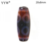 1PCs/Lot Tibetan Agates Dzi Beads 20x8mm Oval Loose Beads DIY Jewelry Making