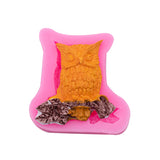 PSC Branch Owl Fondant Cake Decorating Silicone Mold DIY Handicraft