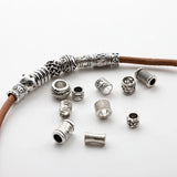 Antique Metal Spacers Beads for Jewelry Making - Big Hole Loose Bead
