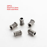 Antique Metal Spacers Beads for Jewelry Making - Big Hole Loose Bead