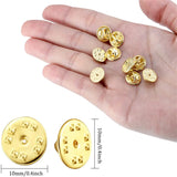 Rhodium Copper Nail Tie Tack Pin Clutch Brooch Base for DIY Jewelry