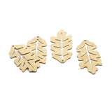 Raw Brass Monstera Leaf Charm Earring Charms Pendant DIY Jewelry Making