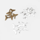 Tibetan Silver Whale Mermaid Tail Charms Pendant for DIY Jewelry Making