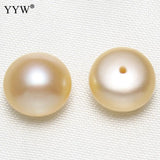 1Pair 12-13mm Natural Baroque Freshwater Pearls Beads Purple Brown 1mm