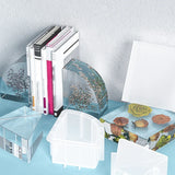 Resin Bookends Molds for Epoxy Resin, Desktop Organizer