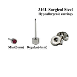 Disposable Ear Piercing Unit Gun Sterilized Birthstone Earring