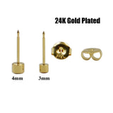 Disposable Ear Piercing Unit Gun Sterilized Birthstone Earring