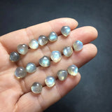Labradorite Heart Earrings 925 Silver Crystal Jewelry
