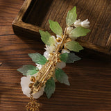 Floral Hair Clips Chinese Style Fringe Hairpin Girls Hanfu Party Barrettes