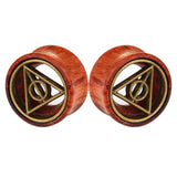 Life Tree Wood Ear Tunnel Plug Flower Flesh 6-20mm