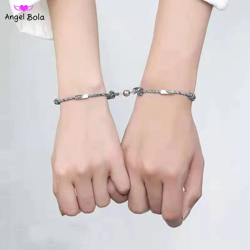 Infinity 925 Sterling Silver Bracelets for Couples