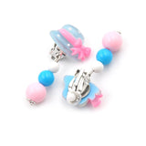 1Pair Cute Cartoon Kids Ear Clip On Earrings