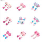 1Pair Cute Cartoon Kids Ear Clip On Earrings