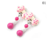 1Pair Cute Cartoon Kids Ear Clip On Earrings