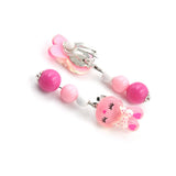 1Pair Cute Cartoon Kids Ear Clip On Earrings