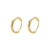 Sterling Silver Small Hoop Earrings for Women Hip-Hop Punk Cartilage Piercing