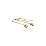 Small U Shape Earring Cubic Zirconia Studs Women Girls Birthday Gift