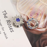Stainless Steel Flower Ear Gauge Plugs And Tunnels 6-16Mm
