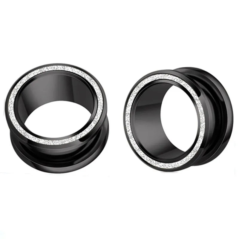 Stainless Steel Flower Ear Gauge Plugs And Tunnels 6-16Mm