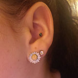 Stainless Steel Flower Ear Gauge Plugs And Tunnels 6-16Mm