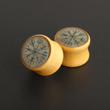 Wood Ear Gauge Plugs And Tunnels Flesh 6-16Mm Ear Stretcher Plugs