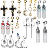 Bohemia Indian Tassel Ear Tunnels Expander Kit
