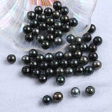 11-13mm Natural Tahiti Pearl Loose Bead No Hole for DIY Earrings Necklace