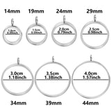 Stainless Steel Glass Floating Memory Locket Pendant Keyring