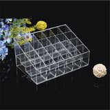Clear Lipstick Stand Case Cosmetic Organizer Makeup Storage