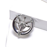 316L Stainless Steel Goat Ear Tunnel Plugs Gauges Flesh Piercing Expander Plug