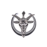 316L Stainless Steel Goat Ear Tunnel Plugs Gauges Flesh Piercing Expander Plug