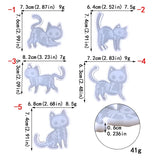 Kitten Keychain Silicone Epoxy Molds DIY Ornaments Pendant Crafting Mould