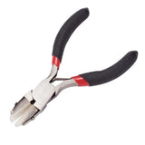 90x50x10mm Carbon Steel Chain-Nose Polishing Plier for Metal DIY