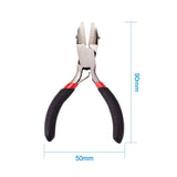 90x50x10mm Carbon Steel Chain-Nose Polishing Plier for Metal DIY