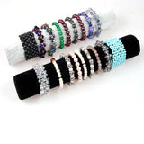 Velvet Bracelet Chain Watch Winder Rack Jewelry Display Stand Holder