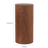 Walnut Wood Jewelry Display Stand Storage Column Props Ring Earring