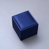 Wedding Ring Case PU Leather Bracelet Necklace Box